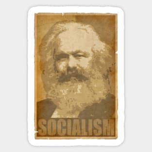 Karl Marx Socialism Sticker